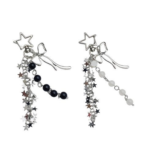 Cute star tassels bowknot - star, key