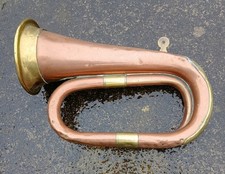 VINTAGE COPPER BUGLE +BRASS