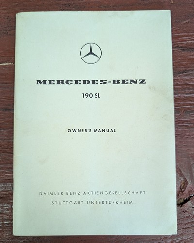 Mercedes benz 190 owner - mercedes-benz, sl