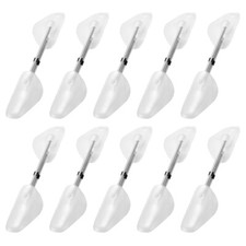 20PCS Adjustable Shoe Trees Plastic Tree Maintain Shape Shoes Footwear White
