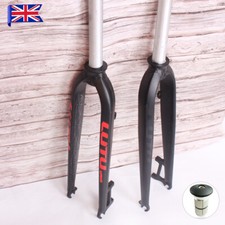 MTB QR Aluminium Alloy Fork 26/27.5/29" Disc Brake 1-1/8 Bike Rigid Fork 9*100mm