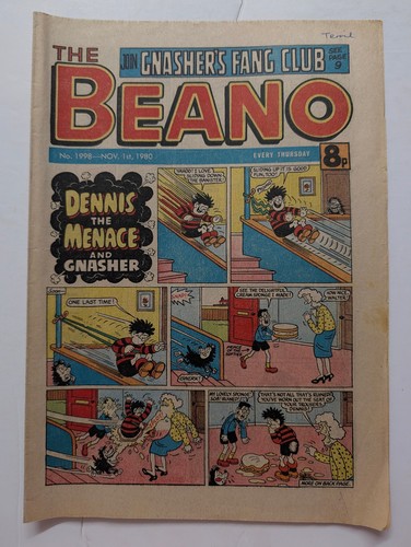 Beano comic 1998 november - comic,
