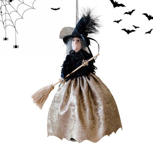 Halloween witch doll hanging - halloween,