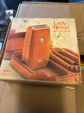 Vintage 1970's Lady Braun Cosmetic Shaver with case Boxed