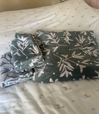 NEXT Green Reversible mistletoe Fleece Duvet- Double. Exc Condition