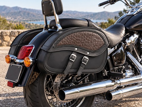 Leather saddle bags for - bags,