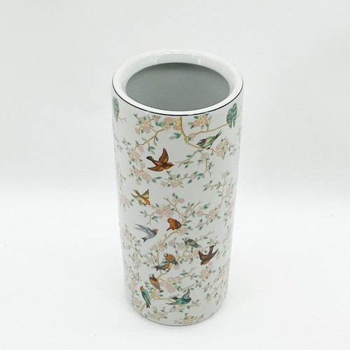 Garden birds ceramic - birds, umbrella