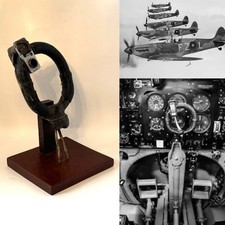 Genuine WW2 RAF Supermarine Spitfire Cockpit Spade Grip Control (c.1939-45)