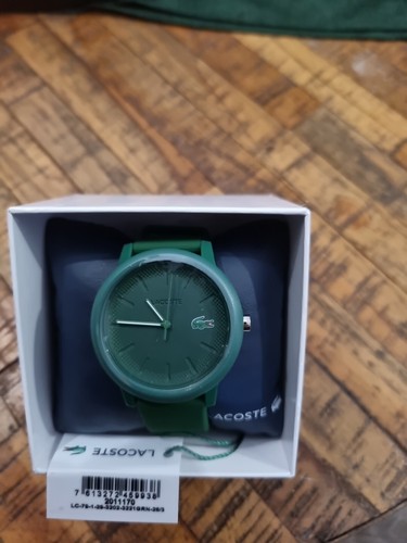 Lacoste green mens analogue - mens,