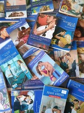 10 x Random Selection Mills And Boon Modern- The Blue Era! Joblot Bundle 