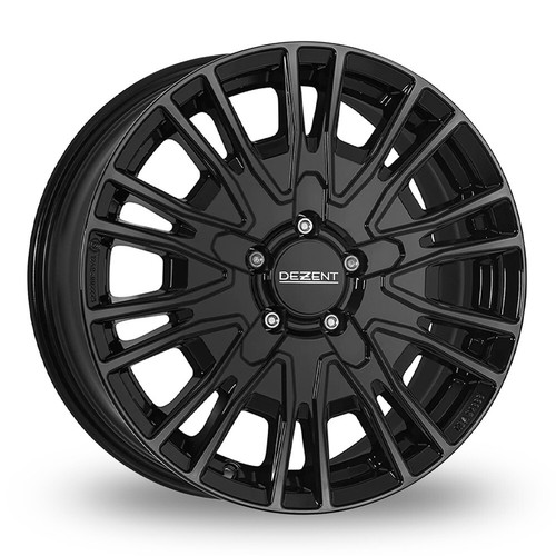 Black alloy wheels fiat - black,