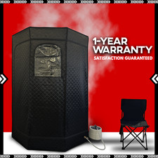 PLYA｜Portable Pentagon Home Sauna Steam - Relaxation & Wellness Spa At Home!