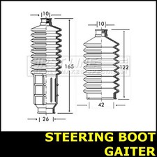 Steering Boot Gaiter Fits