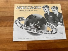 Vintage 1949 Meccano Catalogue