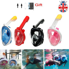 Kids Adults Snorkel Face Mask
