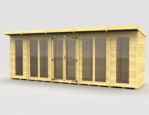 Garden summerhouse 18x4 long - summerhouse,
