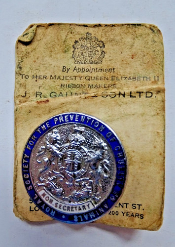 Rspca badge gaunt on - badge, jr