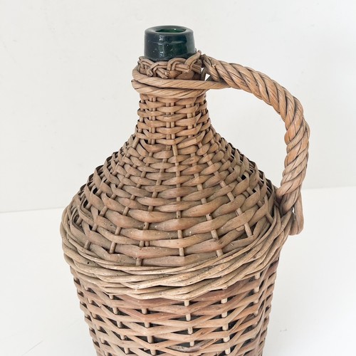 Vintage wicker demijohn - wicker,