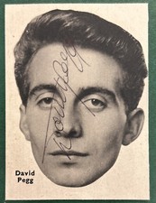 Signed 1950s David Pegg