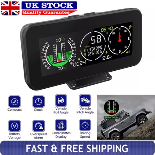 Car gps digital inclinometer - car,