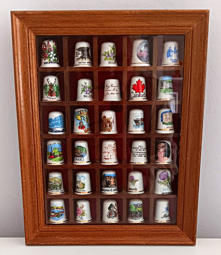 Dunoon mixed ceramic thimbles - ceramic,