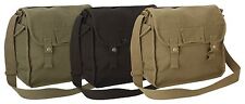 Canvas Bag Vintage Army Military Style Haversack Work Tool Webbing Shoulder Sack