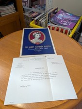 The Queen Elizabeth Hospital Coronation Brochure 1953 With Letter