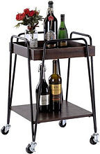 75CM METAL DRINKS TROLLEY