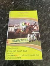 Cheltenham 2008 Gold Cup Race Card,  Denman Vs Kauto Star
