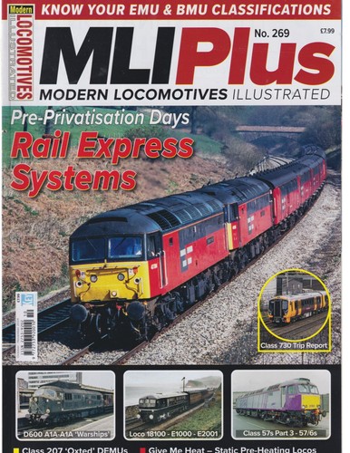 Modern locomotives illustrated - locomotives,