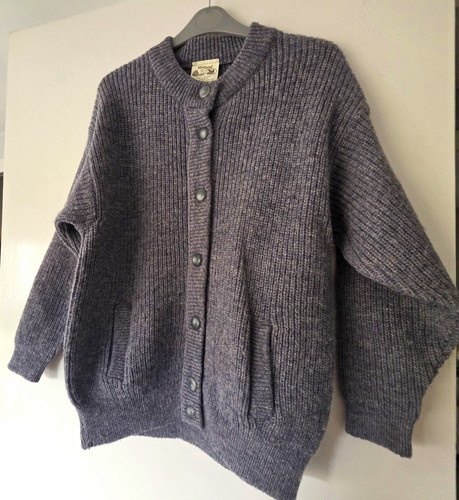 Shetland mens grey - wool, knit