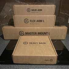Elgato Mount System: Master Mount L + Flex Arm L + Solid Arm + Mount Heavy Base