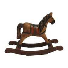 Vintage Carved Wooden Rocking