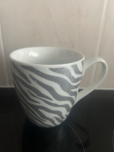 Tesco zebra print cup - zebra,