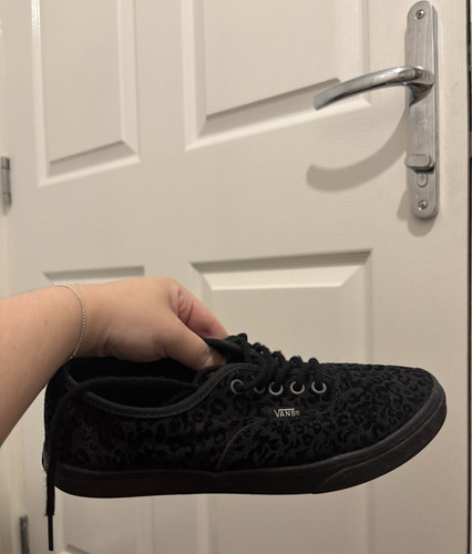 Vans unisex black leopard - unisex,