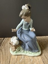 Nao by Lladro Girl Seated On