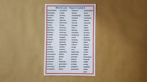 Years and word - years, 5