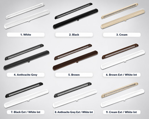 Trickle vents for - vents, upvc