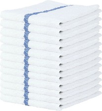 Bar Mop Towels Blue Cotton
