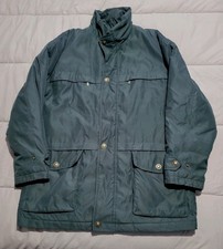 Vintage BARACUTA Mens XL Field Coat Quilted Lining Green Outdoors Hiking Jacket