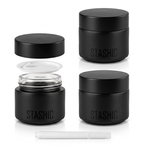 Stashic glass jar 3 - 3×,