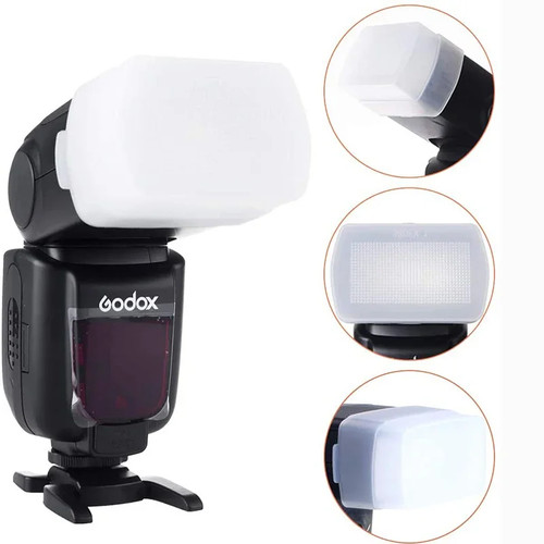 Flash diffuser dome for canon - flash,