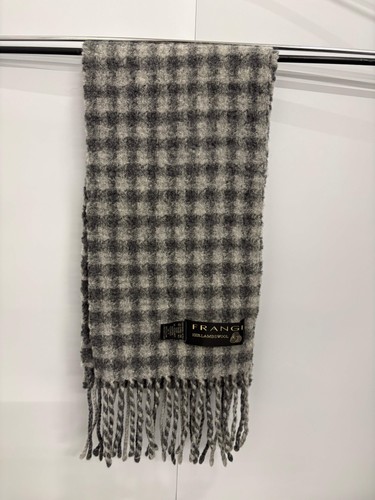 Frangi gingham grey lambswool - frangi,