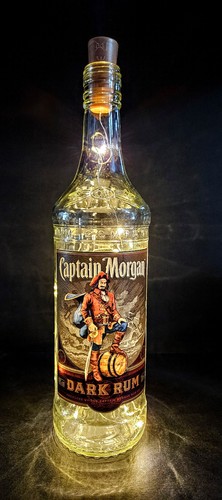 Captain morgan dark rum - dark, bottle