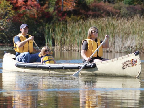Radisson canoe sponsons - canoe,