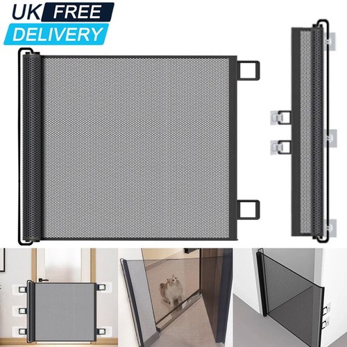 Retractable pet dog gate - retractable,
