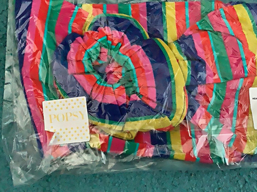 Popsy rainbow stripe hair - hair, and