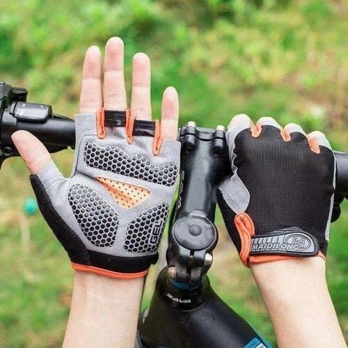 Men cycling gloves - gloves, half