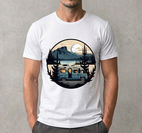 Retro camper shirt - retro, rv