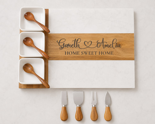 Charcuterie cheese board set - charcuterie,